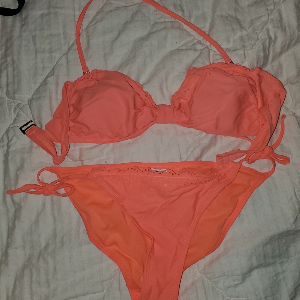Candie's Coral Orange Bikini